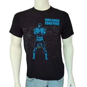 Camiseta Loocrate Exclusiva Marvel Pantera Negra Wakanda Forever Adulto Mediano - Imagen 1 de 7