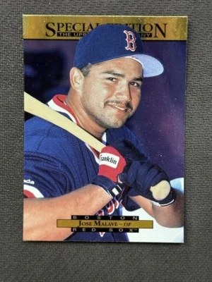 Jose Malave 1995 Upper Deck Series 2 Special Edition Gold Red Sox #211 - Image 1 of 2