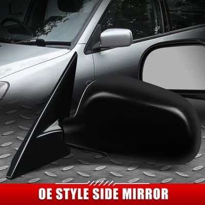 PARA 97-01 MITSUBISHI MIRAGE SEDÁN ESTILO OE AJUSTE MANUAL ESPEJO RETROVISOR IZQUIERDO Foto 1 de 4