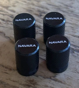 X4 Nissan Navara Metal Valve Caps Accessories Dust Caps - Picture 1 of 2
