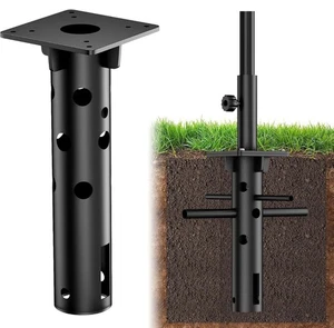 Bodeneinbauschirmfuß, für versetzten Ampelschirm Outdoorfuß  - Bild 1 von 7