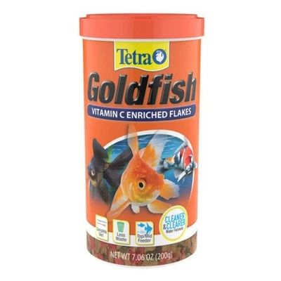 TÉTRA Tetra TetraFin Goldfish Flakes, Balanced Diet Fish Food, 7.06 oz.