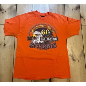 Harley-Davidson Sturgis 60th Anniversary Black Hills Rally Men’s T-Shirt Size XL - Picture 1 of 6