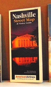 1990 Nashville Straßenkarte & Besucherführer - Bild 1 von 1