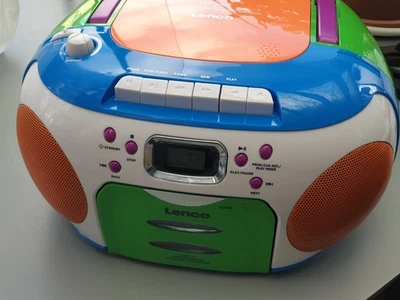 Lenco SCD-971 Kinderradio Kassettenradio CD-Radio Kassettenspieler Lautsprecher - Bild 1 von 4