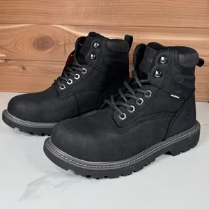 Wolverine Men's Floorhand Waterproof Work Boots Black  Steel Toe size 7 M NEW - Picture 1 of 17