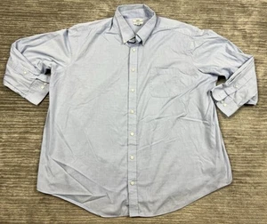 Croft & Barrow Shirt Mens 20 34/35 Blue Button Up Easy Care Classic Fit Casual - Picture 1 of 14