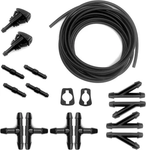 5M Windshield Washer Hose Kit with Nozzles, Gaskets & 12 Connectors - Picture 1 of 2