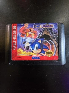 Sonic Spinball (Sega Genesis, 1993) Authentic CARTRIDGE ONLY TESTED WORKS VGC - Picture 1 of 2