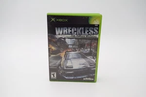 Wreckless The Yakuza Missions Xbox SOLO CUSTODIA ricambio originale opera d'arte - Foto 1 di 4