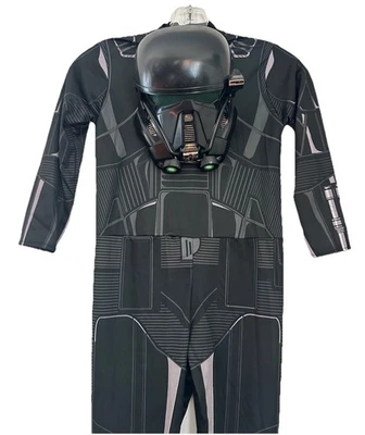 Rubíes Star Wars Pícaro Uno Soldado de la Muerte Disfraz Niño Talla Pequeña 3-5 Máscara Traje Foto 1 de 4