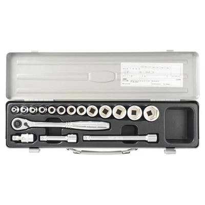 TONE socket wrench set 1570MS 17 items silver - Image 1 of 4