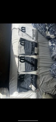 Wilson Tennis Volley Short 6" Unlined- 4 pairs total - Image 1 of 4