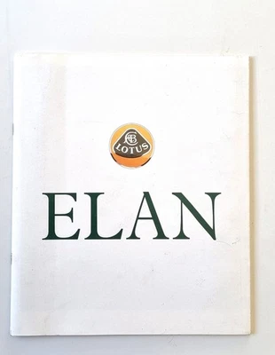 1989 LOTUS ELAN/M100 Car Press Pack/Brochure — 第 1/4 张图片