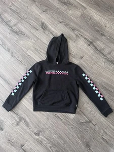 Vans Girls Fun Fade Hoodie Black size Medium - Picture 1 of 5