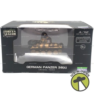 Forces of Valor German Panzer 38t Ukraine 1944 1:72 Vehicle 2013 Unimax #85107 - Image 1 of 4