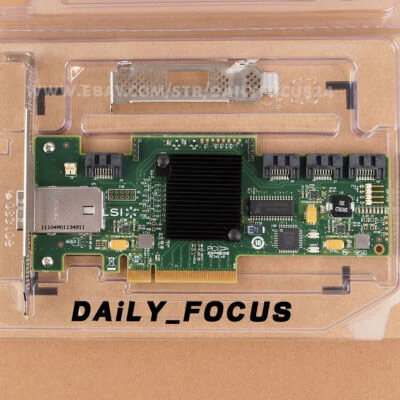 LSI 9212-4I4E IT MODE HBA CARD SATA 8088 6Gb/s ZFS UNRAID FREENAS - Image 1 of 4
