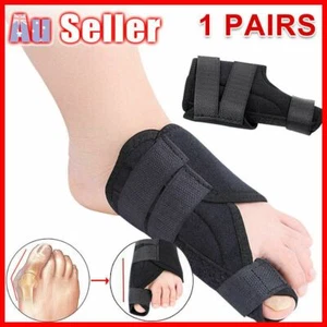 1 Pair Toe Bunion Splint Straightener Corrector Valgus Pain Relief - Picture 1 of 12