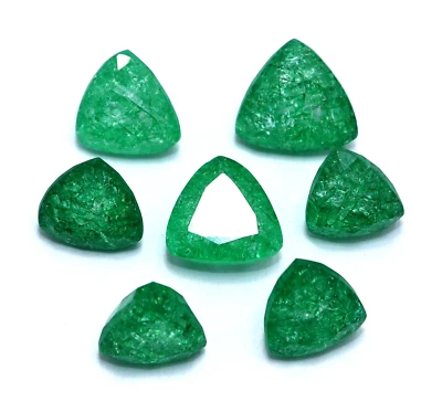 Lote de piedras preciosas al por mayor de 120 quilates facetadas billones de esmeraldas verdes colombianas naturales Foto 1 de 4