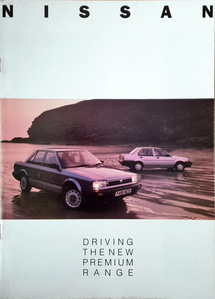 Nissan Bluebird Sunny ZX Micra Premium Brochure 1989 - Image 1 of 1