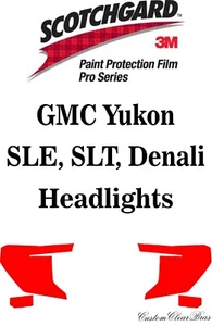 3M Scotchgard Paint Protection Film Pro Series 2021 2022 2023 GMC Yukon - Picture 1 of 3