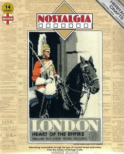 Heritage Crafts Cross Stitch Kit - Horse Guard - Picture 1 of 1