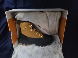Timberland Euro Hiker Shell Toe Boots Black Wheat  Men Size 10