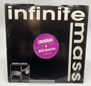 Crowbar The Deep Domain Progressive Trance Mass010 12" Single Vinyl Record - Imagen 1 de 10