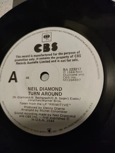 Neil Diamond- Turn Around. 7" Single  - Picture 1 of 4
