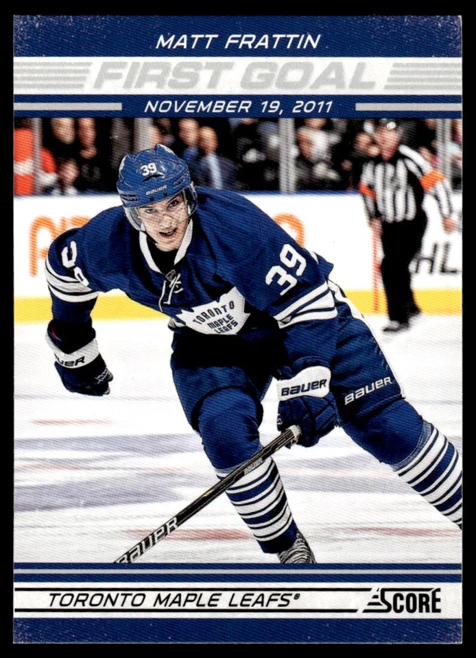 2012-13 Score First Goal Matt Frattin Toronto Maple Leafs #FG18 - Image 1 of 2
