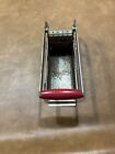 Vintage EKCO Tomado Holland French Fry Cutter with a Red Wood Handle Look & Read