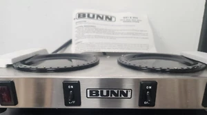 Bunn-O-Matic WX2 Two Station Warmer Plate 130W Stainless Steel New Unboxed - Picture 1 of 12