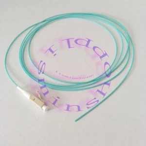 50Pc 50/125 OM3 LC UPC MultiMode Simplex 0.9mm 1M Fiber Optical Pigtail Cable - Afbeelding 1 van 1