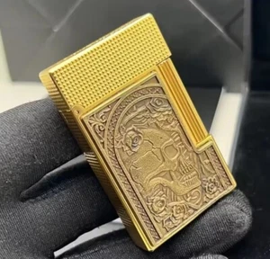 Neue Kollektion Luxus Retro Zigaretten Ping Sound High End Gravur Feuerzeug - Bild 1 von 9