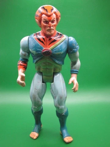Vintage Thundercats Old Tygra Action Figure (Green torso variant) 1985 Preowned Cover