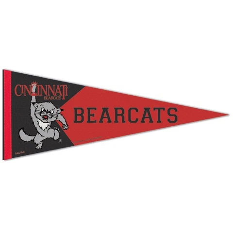CINCINNATI BEARCATS COLLEGE VAULT ROLL UP FELT PENNANT 12"x30" WINCRAFT 🐻 Cover