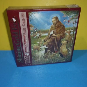 Neu versiegelt Teile und Stücke Puzzle 1000 Stck. Goldfolie Heiliger Franziskus - Bild 1 von 1