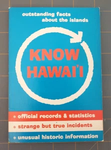 Know Hawaii 1978 Robert Boom Chris Christensen Mini Souvenir Travel Guide Book - Picture 1 of 6