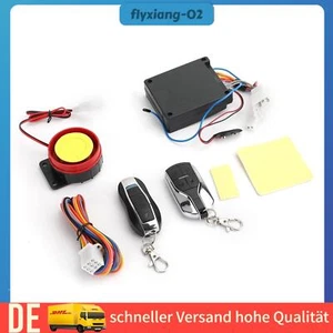 Motorrad Alarmanlage Mit Motorstart Fernbedienung Alarm System Für Moped Roller - Bild 1 von 10