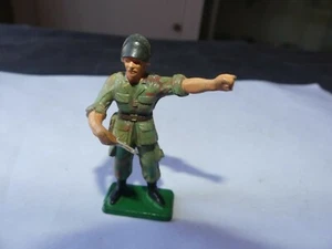 FIGURINE STARLUX MILITAIRE AMÉRICAIN MOIRE AVEC FEUILLE DE ROUTE - Imagen 1 de 2