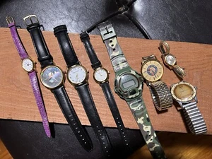 Lot Of 8 Watches Geneva Lorus Endura National Assoc Of Letter Carriers & More - Picture 1 of 8