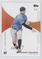 2020 Topps On Demand Rookie Progression Orange /5 Jordan Yamamoto #35 Rookie RC