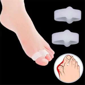 Unisex Silicone Bunion Toe Corrector Orthotics Straightener Separator Pain FW - Picture 1 of 12