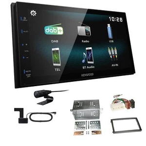 Kenwood 2-DIN Autoradio DAB+ Bluetooth für Ssangyong Rexton II 2006-2013 schwarz - Bild 1 von 5