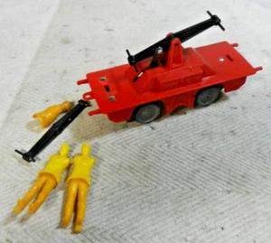 Auto elettrica manuale Marx Trains calibro O - rossa con figure GIALLE - progetto raro! - Foto 1 di 10