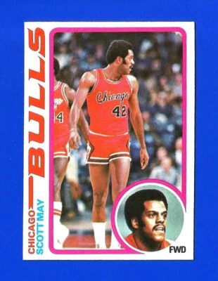 1978-79 Topps BASKETBALL #115 SCOTT MAY NRMINT+ CHICAGO BULLS (SB1) - Image 1 of 2