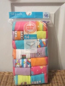 NIB/Wonder Nation Girls Hipsters Underwear ~ 14 Pack ~ BRAND NEW, SEALED!! - Picture 1 of 1
