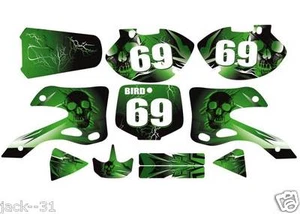 vinyl RACING KAWASAKI KX125 KX 125 KX250 250 Motocross Graphic Kit 1999 - 2002 - Picture 1 of 1