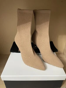 Stivaletti Kurt Geiger Barbican Drench tessuto blush logo aquila UK 3 EU 36 - Foto 1 di 14