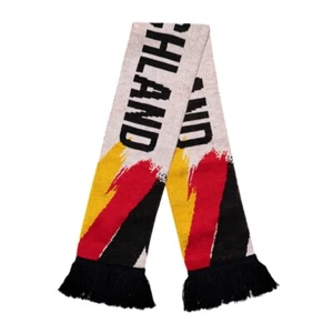 Fringed German Team Scarf Neckpiece For Passionate Deutschland Football Fans - Picture 1 of 9